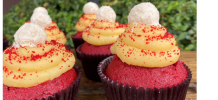 CUPCAKE MINI RED VELVET COM CREAM CHEESE (MÍNIMO 15 UNIDADES)