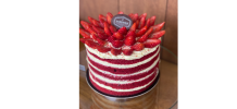 BOLO CAMADINHAS RED VELVET 26CM