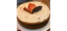 TORTA MAÇÃ COM NOZES E CANELA 20CM 