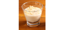MOUSSE DE LIMÃO COM CRUMBLE E LASCAS DE AMÊNDOAS                  