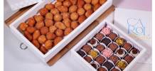 KIT 75 MINI SALGADOS + 25 BRIGADEIROS