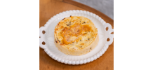 QUICHE DE QUEIJO E DAMASCO