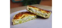 Quiche de alho poró