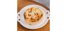 QUICHE DE QUEIJO COM ALHO PORÓ