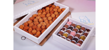 KIT 75 MINI SALGADOS + 25 BRIGADEIROS