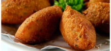 Porção de Bolinhos de Bacalhau